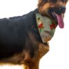 Dark Grey Dog bandana with Doggies