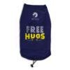 Free Hugs PetZico Dog Tshirt - Dark Blue