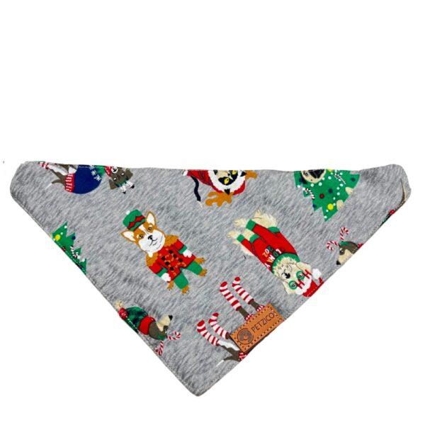 Doggy Santa Christmas Theme Dog Bandana