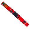 Christmas theme Dog Collar Red