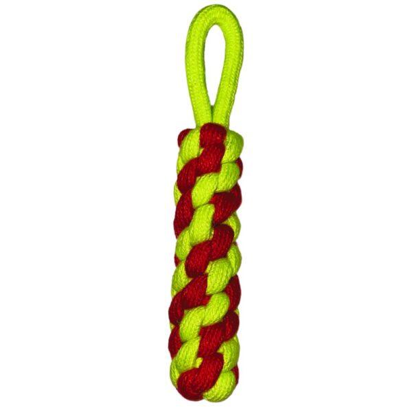 Cotton Rope Chew Toy for Dogs - Red and Yellow
